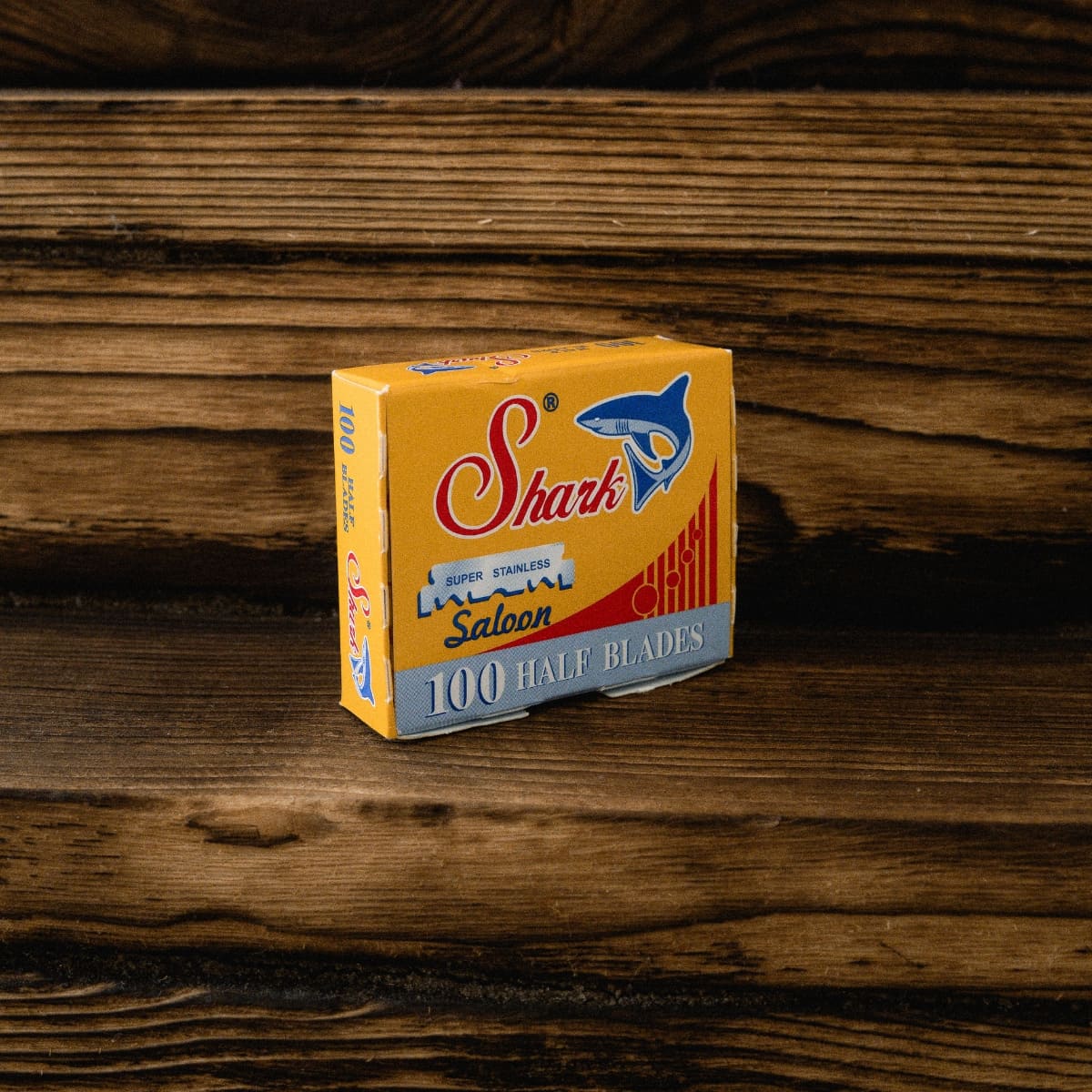Lames shavette Boîte de 100 demi-lames Shark Super Stainless pour shavette
