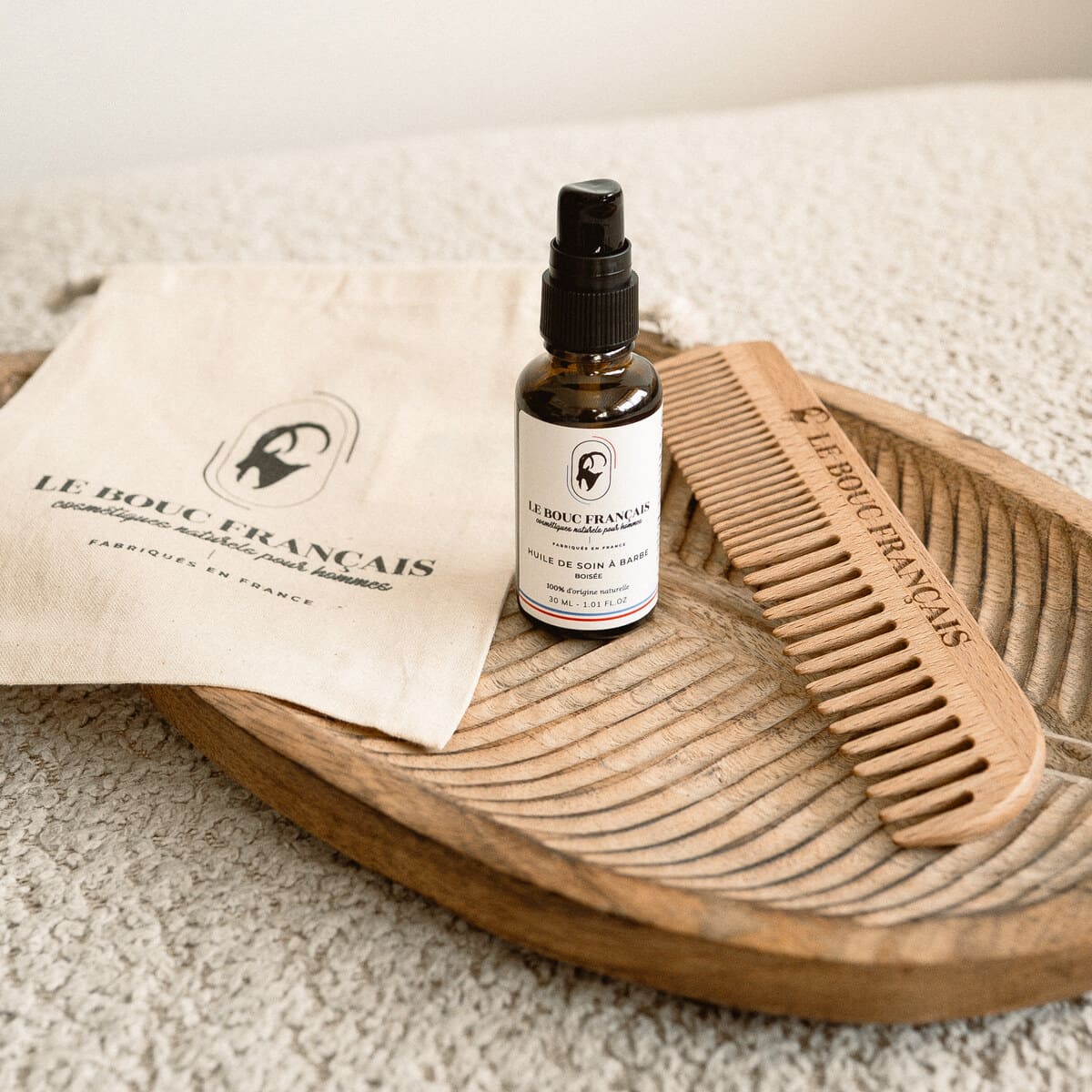 kit duo entretien peigne barbe demi demeloir