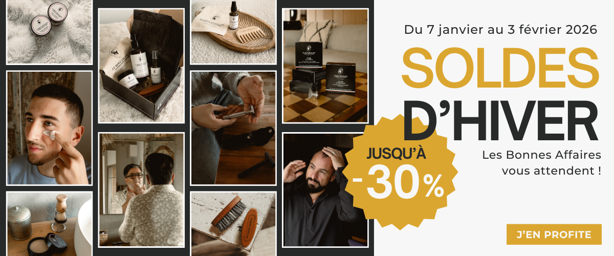 soldes hiver 2026 cosmétiques hommes